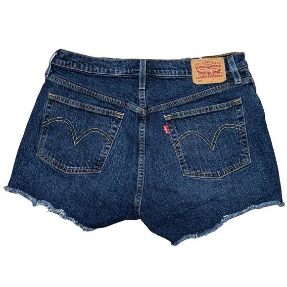 Levi’s 501 High Rise Cutoff Denim Shorts W32 - Picture 3 of 5